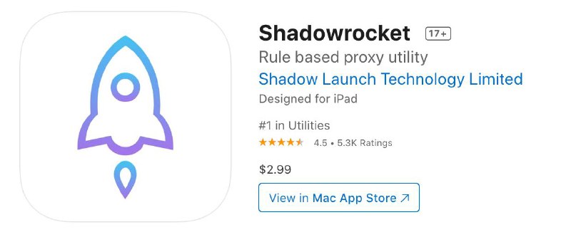 🤣#小火箭 shadowrocket公益共享Apple账号 ⏺