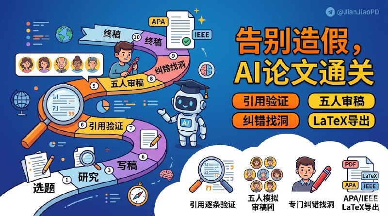 ✈️ Academic Research Skills |  AI 写论文，把论文流程从选题拉到终稿🏷 检索标签