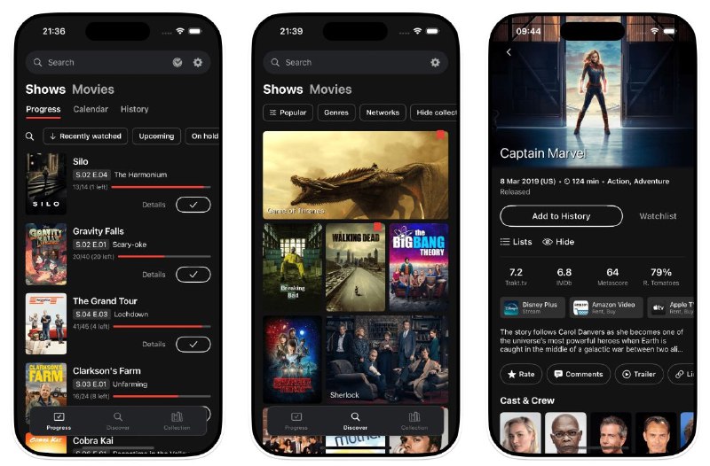 Showly  ▎一个开源的电视节目和电影跟踪器应用程序🔍 软件详情