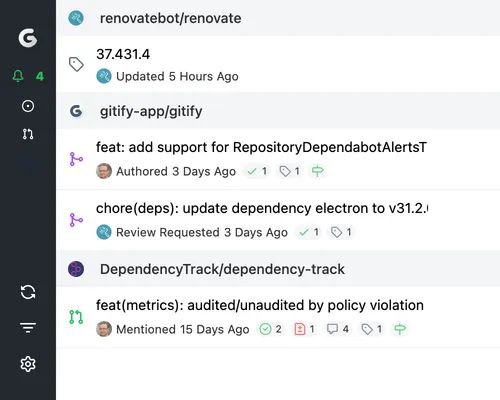 🔔 Gitify ▎将GitHub通知集成到桌面菜单栏的工具🗣️👥【支持平台】