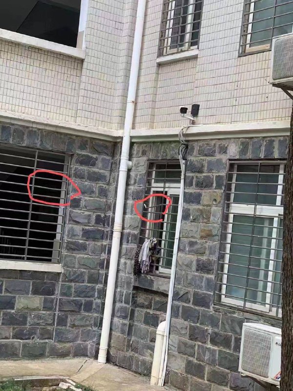 【变态男子翻入女生宿舍盗窃内衣裤，学校方面不作为】▎11月6日凌晨，🏫学校有陌生男性疑从校外爬防盗窗进女寝，并一间间尝试打开女寝的门，👩🏻‍🎓学生
