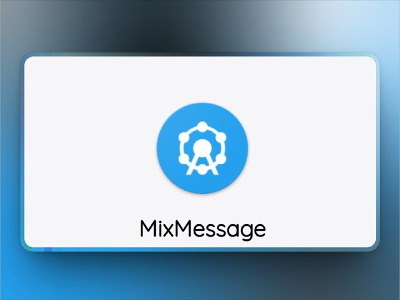 🔖 MixMessage | 安卓全平台加密聊天插件，无需换软件也能隐身发言　MixMessage 基于无障碍服务实现，在安卓任意聊天软件中使用都可实现端到端加密传输，支持文字、图片、视频、任意大文件的安全发送，采用 AES-256 加密 + 公钥秘钥分发机制，保障即使内容被截取也无法破解，不依赖特定平台，无缝叠加在 QQ、微信等上层使用　当代聊天加密标配，MixMessage 才是真·在任何软件里加一层盔甲☁️ 使用帮助 | 🐙 MixMessage📃 Releases 下载标签