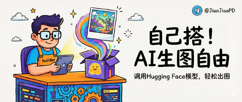 ✈️ Peinture | 自己搭一个“AI生图”的项目，调用 Hugging Face 模型就能出图🏷 检索标签