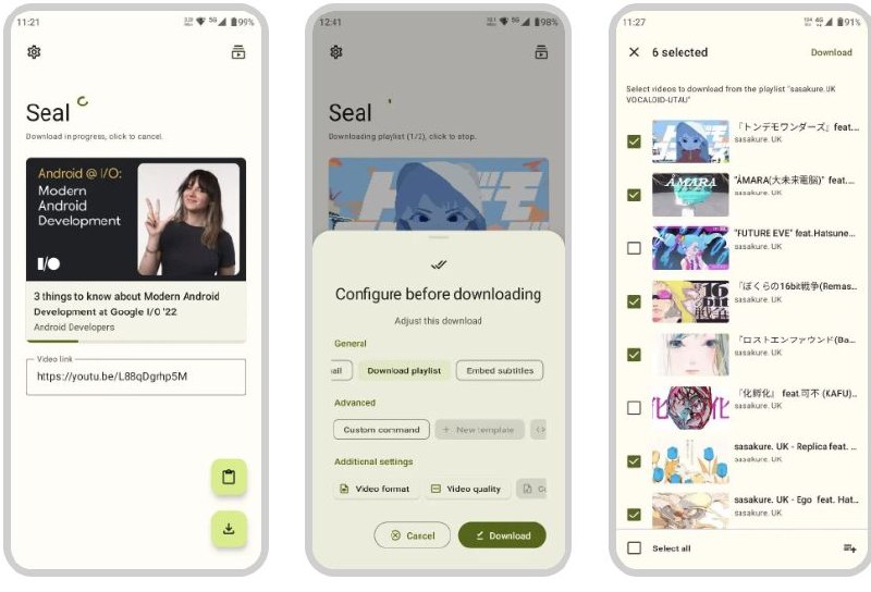 🥶 免费开源视频/音频下载器 ▎Seal🗣️👥【支持平台】