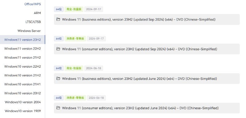 📱 HelloWindows  ▎纯净版Windows系统镜像下载、激活方法和工具的网站    👥【支持平台】