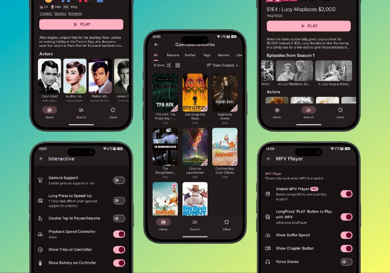 Android端用户好评率高、体验最棒的Emby第三方播放器 |😍Yamby 现免费开放90％功能💻日前，开发者在社交媒体发表这一通知，香秀儿并对贴文做如下总结