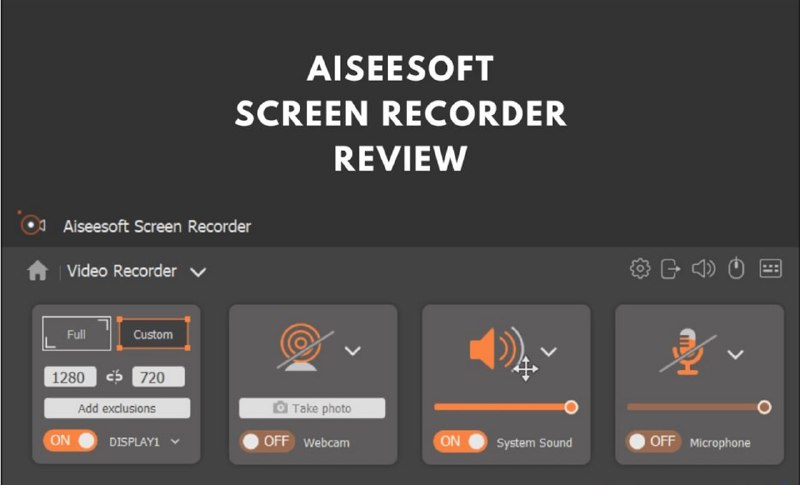 🫲  Aiseesoft Screen Recorder ▎ 电脑屏幕录制 软件中文绿色便携版👥【支持平台】