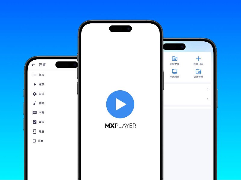 Mx播放器 |  v1.8.2.7.12 优化版 支持投屏 [本地网络版支持EAC-3解码]MX播放器支持先进硬件加速和字幕的强力视频播放器
