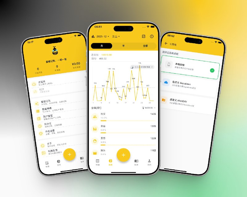 📣 蜜蜂记账 BeeCount | 自动记账更聪明＋隐私全面自控＋把数据真正交还给用户的开源记账应用🖼 标签
