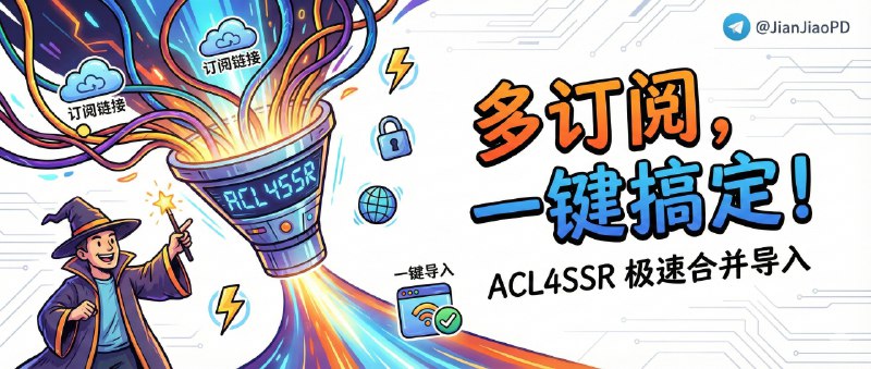 ✈️ ACL4SSR Mannix 极速订阅转换 | 将多个机场订阅链接合并成一个文件导入代理工具🏷 检索标签
