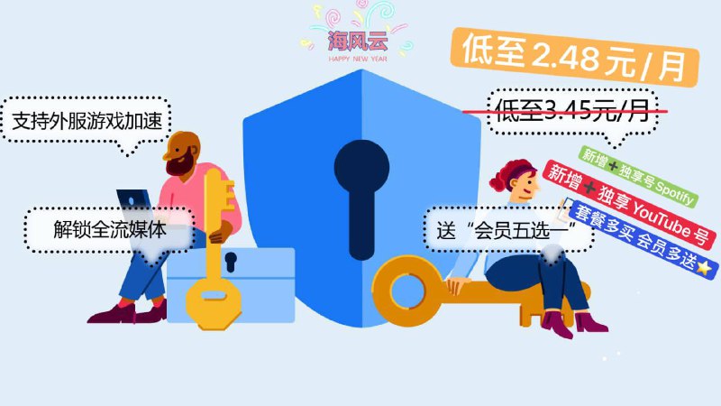 🎊海风云VPN纵享丝滑，保驾护航🌟 本群专属折扣码