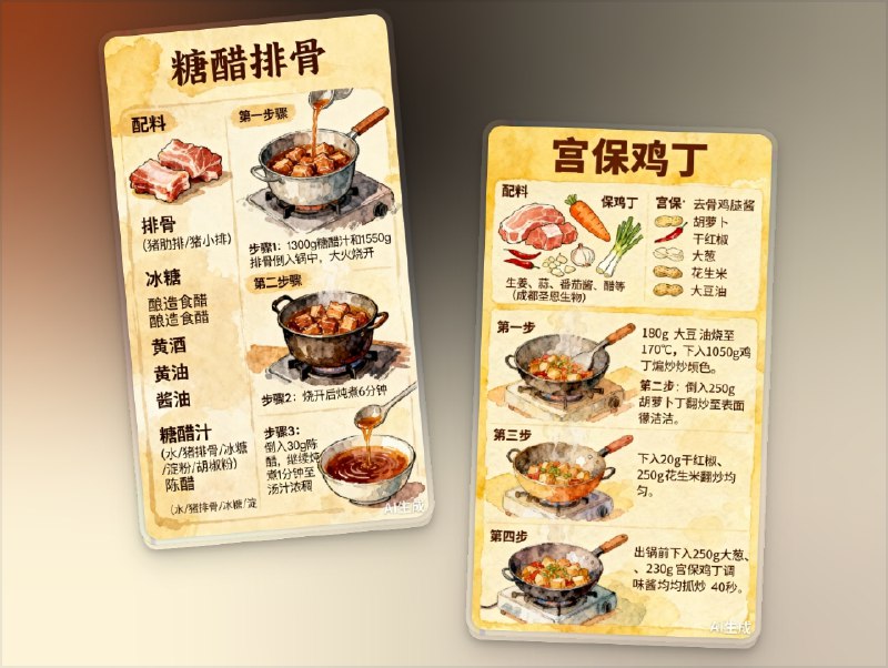 📣 CookLikeHOC | 老乡鸡同款家常菜谱，新增AI步骤图🖼 标签