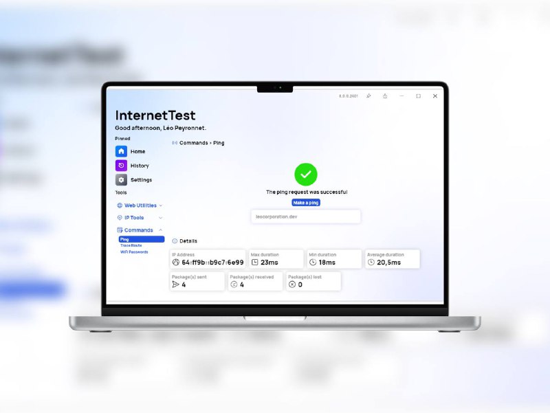 InternetTest | 免费开源的全能网络检测工具专为解决网络连接问题、优化诊断效率而设计🔘DownDetector