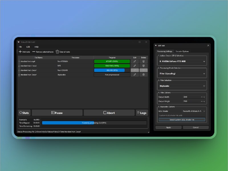 🔖 video2x | 开源视频图片超分神器，低清秒变高清　video2x 是一款免费开源的 视频和图片超分辨率放大工具，通过集成 waifu2x / RealCUGAN / SRMD 等多种超分算法，可将低清晰度的视频或图片高质量放大，画质提升惊艳