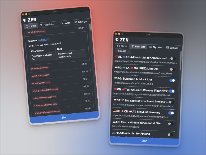 📣 Zen | 开源系统级广告与隐私保护工具，全平台拦截一切追踪🖼 标签