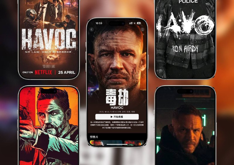 汤姆·哈迪主演《毒劫 Havoc》(2025)4K 流媒体 杜比 5.1环绕声 简英特效字幕讲述了一名警探在毒品交易失败后深入犯罪世界，试图营救一位政客的儿子，并揭露城市背后的腐败势力❔ 在线看无字幕，请下载本地、挂载即可食用字幕版😀 Alipan | 😀 Quark |😀 115  | 😀 Baidu大小